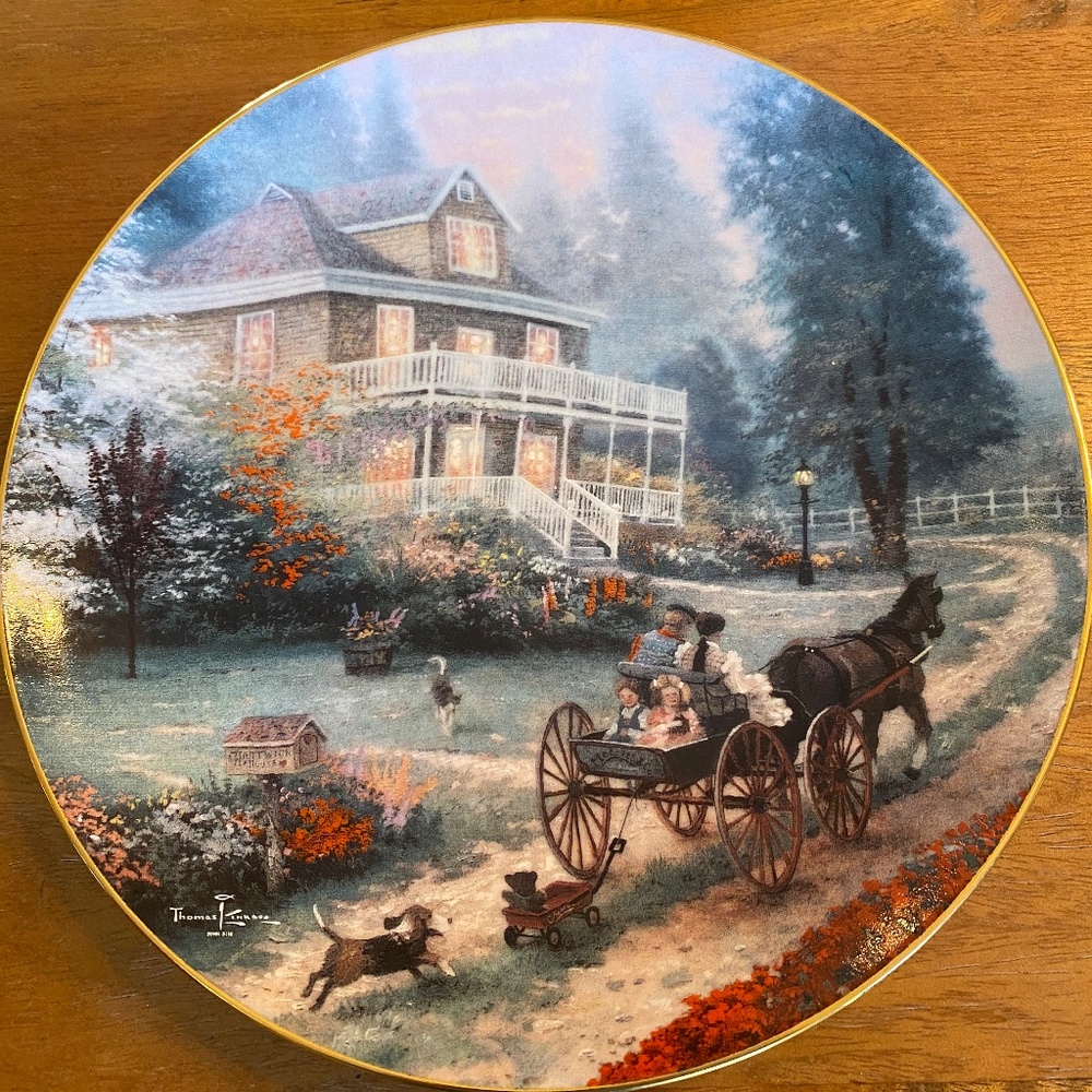 Thomas Kinkade 'A Carriage Ride Home'